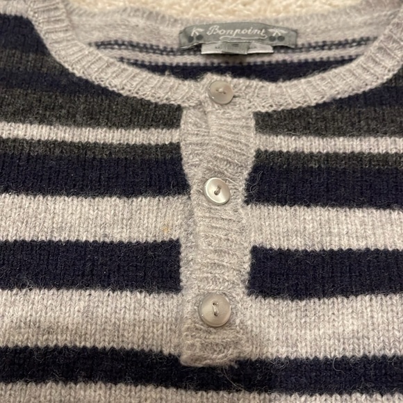 Bonpoint striped sweater, size 6 - Picture 3 of 7